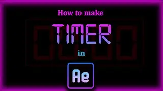 How to create timer in After Effects