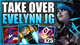 HOW TO PLAY EVELYNN JUNGLE & TAKE OVER THE GAME IN S12!  Best Build/Runes S+ Guide League of Legends