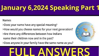 IELTS Speaking PART 1-Introduction Questions with full Answers 2024 -Names with Pri and Aman