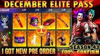 NEXT ELITE PASS IN FREE FIRE | ELITE PASS PRE ORDER REWARD | NEW ELITE PASS FREE FIRE | SEASON 43