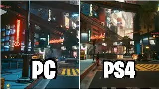 Cyberpunk 2077 Ps4 vs PC Ultra Settings Comparison