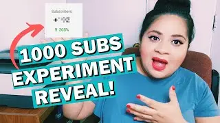 HOW TO GET 1000 SUBSCRIBERS ON YOUTUBE-Final Results!