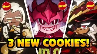 3 NEW COOKIES! & Butter Dragon Cookie Revealed!