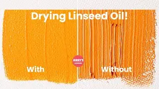 Drying Linseed Oil by Winsor & Newton