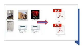 How to convert pictures or images into one PDF using Adobe Acrobat | Adobe Acrobat