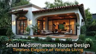 Exploring the Charm of A Small Mediterranean House with Veranda