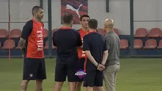 Primer entrenamiento abierto de Manolo Jiménez ⚽️ #CerroPorteño