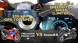 2022 Honda CBR1000RR R Fireblade SP vs BMW S1000RR | Top Speed | Acceleration 🔥🔥