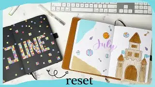 July Reset | Review, Goal Setting, and Planner Migration ✨