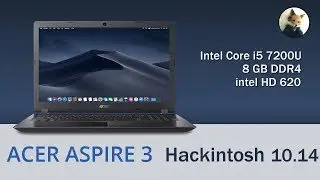 Acer Aspire V3 A315 Hackintosh Big Sur / Catalina intel HD 620 - Как установить | How to install