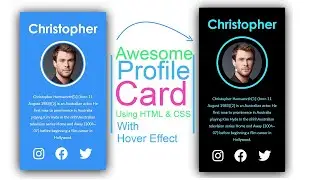 Creating awesome Profile Card using HTML & CSS only | Profile Card | HTML+CSS | Now Coding