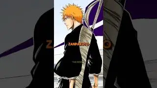 How does Ichigo's Zanpakuto stay on his back? 