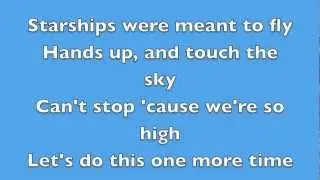 Starships - Nicki Minaj - Lyrics