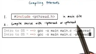 Compiling PThreads