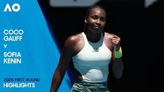 Coco Gauff v Sofia Kenin Highlights | Australian Open 2025 First Round