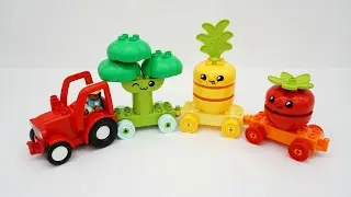 LEGO DUPLO IL TRATTORE DI FRUTTA E VERDURA E COLORI / LEGOLA ITALIANO