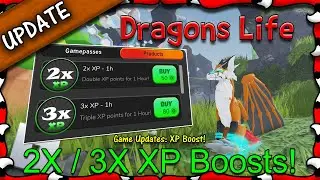 ROBLOX | Dragons Life - 2X / 3X XP Boosts! (Store) #48 - 1080HD