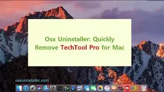 Qucikly Remove TechTool Pro for Mac