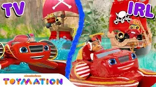 Blaze Transforms into a Thunder Boat IRL! | Blaze and the Monster Machines Toys | Toymation