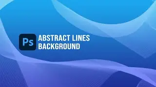 How to Make an Abstract Lines Background in Photoshop CC