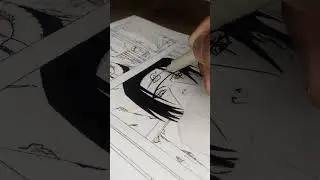 Drawing Manga Panel-Naruto #anime #drawing #shorts