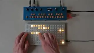 monome grid + organelle | multitrack asynchronous looper