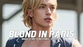 Blond In Paris Lookbook | Ai Gay Art #gay #bara #lookbook