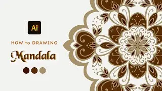 How to Drawing Mandala | Illustrator Tutorial