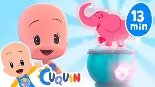 Cuquin learns the animals @Cleo and Cuquin in English - Nursery Rhymes | Cocotoons