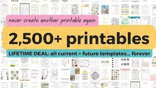 Get 2,500+ printable templates right now