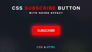 Simply Coding the YouTube Subscribe Button with HTML & CSS | Step-by-Step Tutorial