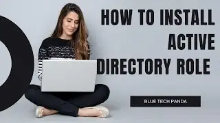 how to install Active Directory role ?