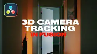 Level up your text with 3D MOTION TRACKING! (Davinci Resolve + Fusion Tutorial)