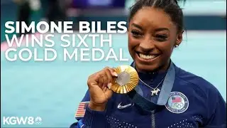 Simone Biles wins 6th gold medal at 2024 Paris Olympics