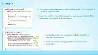 027 Variable Argument Array in Java