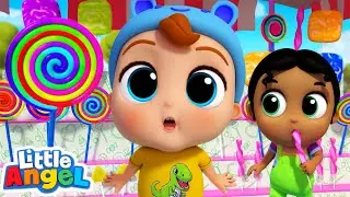 Mix Lollipop Song + Jill's Birthday Spa | Little Angel Kids Songs & Nursery Rhymes