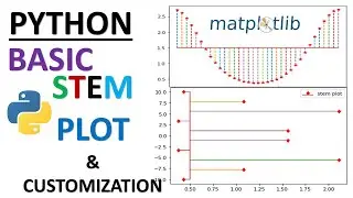 Stem Plots with PYTHON Matplotlib - HOW TO PLOT Stem Plots | |PYTHON FOR BEGINNER|#python #coding