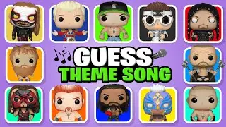 Guess the WWE Superstars by Their Funko Pop & Theme Songs 🎭✅🔊