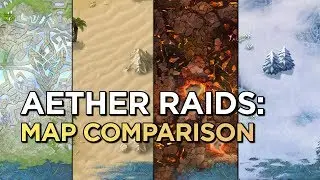 Aether Raid Guides: Defense Map Comparison