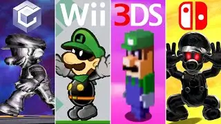 Evolution of Luigi Battles in Mario Games (2001-2021)