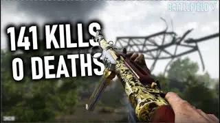 141 Kills with 0 Deaths... - Battlefield 5 OVERPOWERED TEAMWORK!