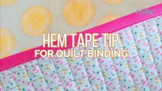 Easy sewing trick for binding a quilt flawlessly