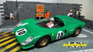 Scalextric Ferrari 330 P4 Green David Piper Slot Car / New For 2024!