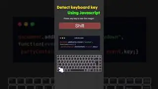 Detect key press using javascript