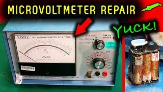 🔴 Levell TM3B Microvoltmeter Repair & Testing - No.1107