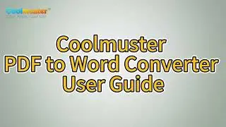 Coolmuster PDF to Word Converter: Convert PDF to MS Word Docx Easily