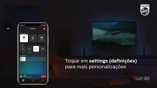 Como usar o aplicativo móvel Hue Sync com a Philips Hue Play HDMI Sync Box