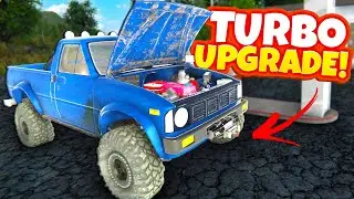 I Installed a TURBO on My Truck & Then Raced It (Junkyard Truck Simulator)