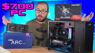 $700 Gaming PC Benchmarks - Arc A750 or RX 6650 XT?