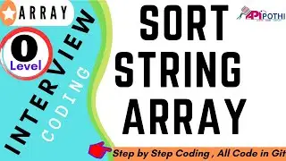 9  Write a Java program to sort the string array